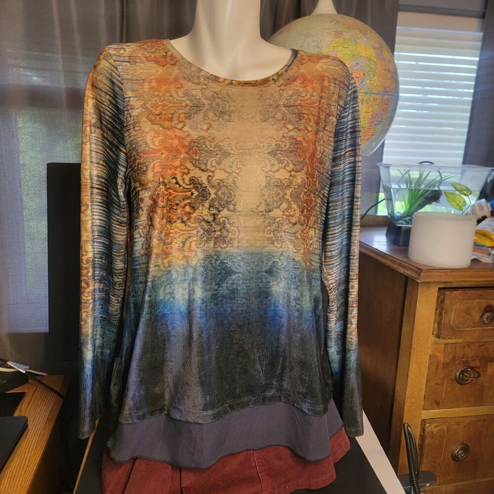 One Worls Boho Top Medium
